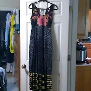 Anthropologie Nanda Silk Maxi Dress by Anupamaa